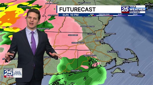Boston 25 Sunday late night weather forecast