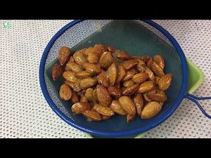 Roasted Almonds Without Oven|