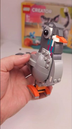 LEGO Pigeon (31163) from Creator 3in1 Playful Cat | Alternate Build #shorts ‪@SPEEDBrickBuild‬