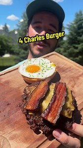 4 Charles Burger recipe — Jack in the Box style bacon egg cheeseburger