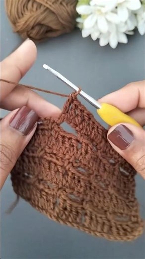 Pretty crochet square pattern design knitting tips #keşfet #crochetpattern #amigurumi #sweater