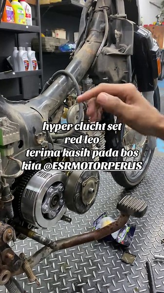 Hyper Clutch EX5 Red Leo – Pasang & Restore | ESR Motor Perlis