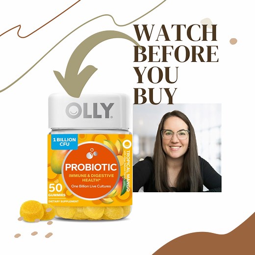 Watch Honest review of OLLY Probiotic Gummy, Immune and Digestive on Amazon Live
