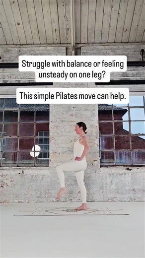 f you feel wobbly when walking, standing, or climbing stairs, it’s often down to weak hips and a lack of balance control. This standing leg tap helps strengthen the hips, glutes and core while improving balance and stability for everyday movement. Save this to practise regularly and follow for more beginner-friendly moves that will help you gain your confidence, gently build your strength and improve your everyday movement. You can also train with me in my Virtual Studio, where I give you fully 