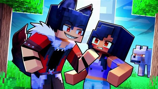 【Aphmau】阿尔法狼在Minecraft中选择了我！