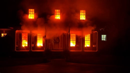 This Halloween decoration is on fire (but not actually), see the viral 'flames'