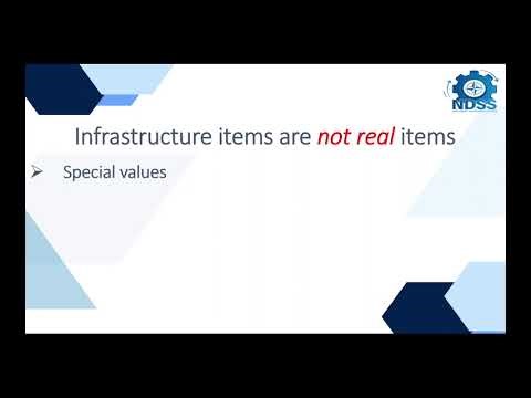 Items/buildings creation in SCMS for IFMS
