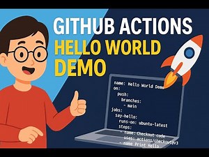 CI/CD Made Easy with GitHub Actions (2025) | Hello World Demo in 8 Minutes | Step-by-Step Guide