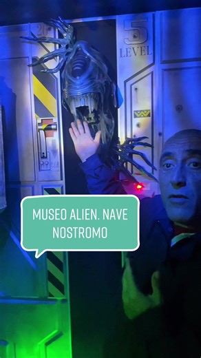 La nave Nostromo de Aliens #aliens #nostromo @luisnostromo #museoalien #navenostromo
