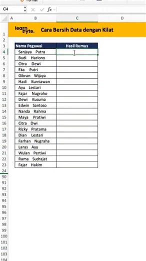 Data & Corporate Training | Bootcamp | Excel & Google Sheets on Instagram: "Tulis di komen: TEKS 👇 Nanti MinBytes kirim PDF belajarnya gratis ke DM kamu 🎁 Masih sering data kamu berantakan karena hurufnya campur aduk? Ada yang huruf besar, kecil, bahkan spasinya ganda? 😩 Tenang, di Excel ada beberapa rumus yang bisa rapihin teks otomatis biar datanya gampang dan rapi dibaca! ✨ Coba tonton video ini sampai habis, terus praktekin rumusnya pakai PDF yang bakal kamu dapet dar