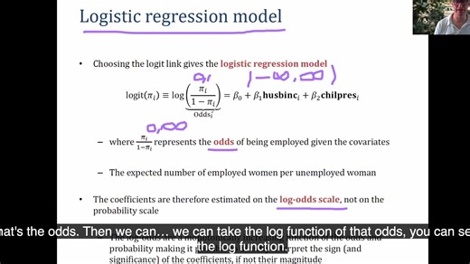 MLM-Lecture 8: Review of logistic regression