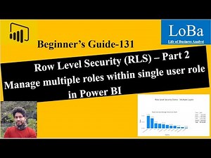 Power BI Advanced Row Level Security Part 2 | Dynamic Row Level Security in PBI| RLS in Power BI