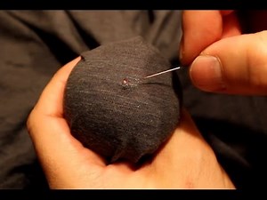 Loch in T-Shirt stopfen