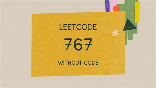 leetcode 力扣 767 Reorganize String [无代码]