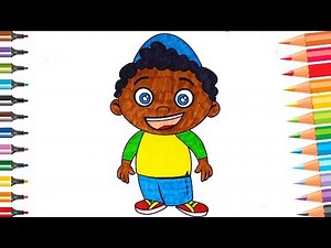 Little Einsteins Quincy Coloring Pages for Kids