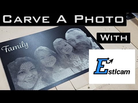 Carve a Photo CNC - Estlcam Halftone