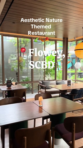 Flowey - Cute Restaurant in SCBD Park | Nature Themed with Delicious Cakes and Cozy Ambiance