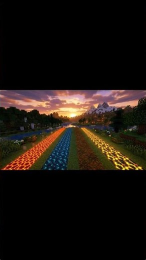 How to Build the Coolest 4-Block Path in Minecraft #viral #minecraft