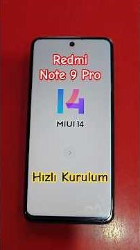 Redmi Note 9 Pro MIUI 14 Android 12 Quick Installation from Scratch..📲