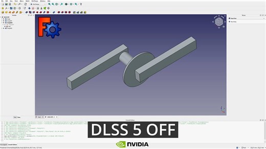 DLSS 5 & RTX are NOW available in #FreeCAD! I was digging through the experimental source code and I just found out... everything is ready for native DLSS 5 and RTX! Just tested it on my crankset assembly and it is INSANE. Go grab the latest 1.1 build !@FreeCADNews