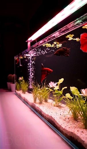 Adorable two betta fish🐠