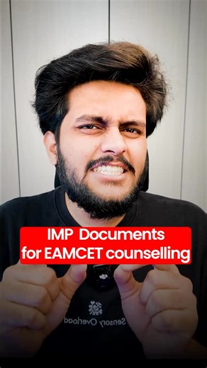 Raw Talks with Swaroop on Instagram: "Documents Required for Eapcet"