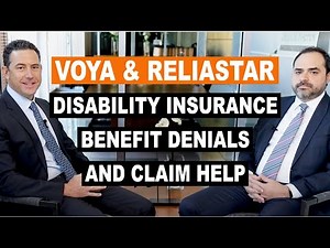 VOYA and Reliastar Disability Insurance Benefit Denials and Claim Help