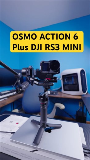 😱🔥 DJI Osmo Action 6 + RS3 Mini is INSANE!