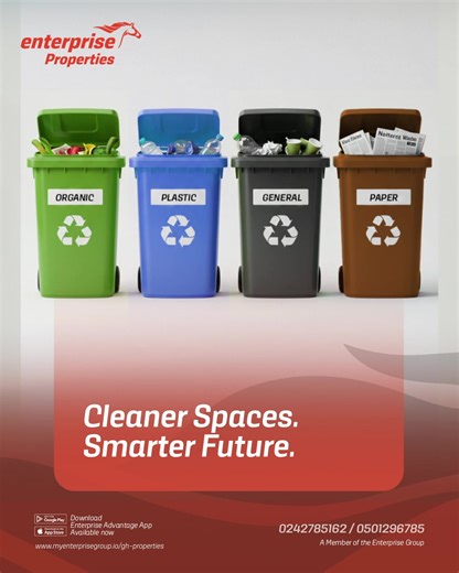 30K views · 123 reactions | Waste segregation is the first step to a cleaner, smarter space. Label your bins clearly and sort your trash, recyclables, plastics, and organic waste; each has its place. Let’s make sustainability a daily habit. #Properties #enterpriseproperties #WasteSegregation #SustainableSpaces #explorepage #gogreen #facilitymanagement #august #greenepl #propertymanagement | Enterprise Properties | Facebook