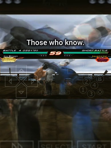#JINKAZAMA || the opening 🥀 #tekken6psp #gameplay #combos #fightinggame