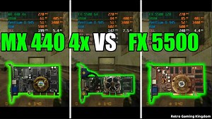 MX 440 4x vs FX 5500 -显卡 8款游戏FPS帧数对比