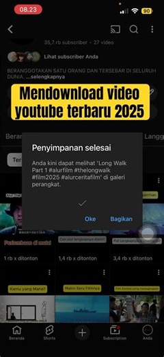 Cara download video youtube terbaru 2025 #smartphone #tutorial #terbaru #2025