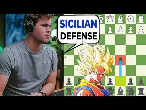 Magnus Teaches How to Play the Sicilian Defense in Chess 🔥