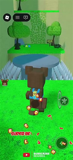 “I Found Super Bear in Roblox 😨🎮” #superbearadventurehighlights #superbaer#rolblox