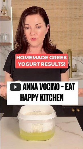 Making Greek yogurt at home actually works #healthyrecipes #diy