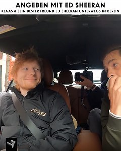 627K views · 9.1K reactions | Ein ganz, ganz, ganz privater Ausflug. Nur Klaas, Ed Sheeran, ihre tiefgreifende, nun schon mehrere Jahre alte Freundschaft - und halt das Kamerateam, die eindeutigen Aufkleber auf dem Auto und das Megafon, das Klaas organisiert hat. Privat halt. #LateNightBerlin #clip | Experte für Alles | Facebook