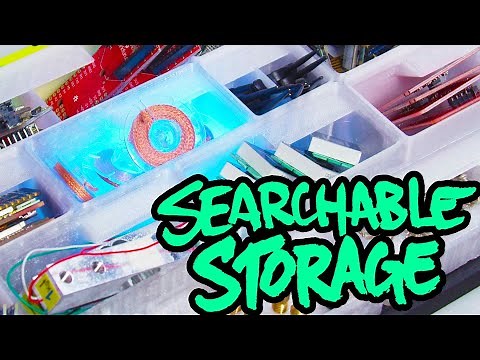 My Storage has a Search Bar! Gridfinity + 8,552 LEDs = Litfinity!