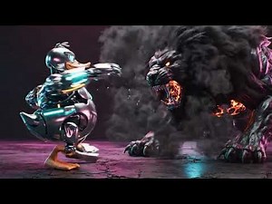Future War: AI Robot Duck Defends Earth from Aliens #FutureWar #RobotDuckAI #AlienInvasion