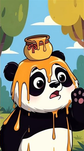Pandy the Panda’s Honey Adventure 🐼🍯 | Cute Cartoon Animal Story