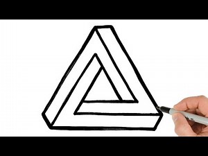 How to Draw The Impossible Triangle | Optical Illusion