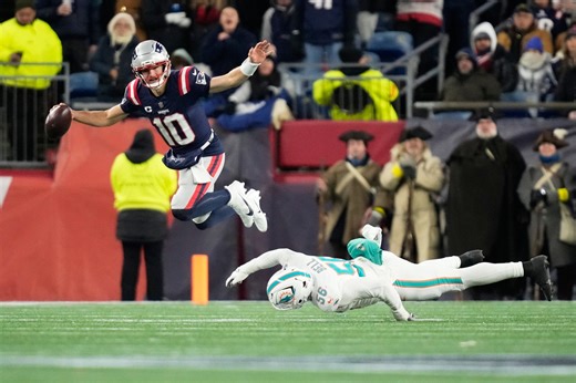 Drake Maye cements MVP case in regular season finale over Miami