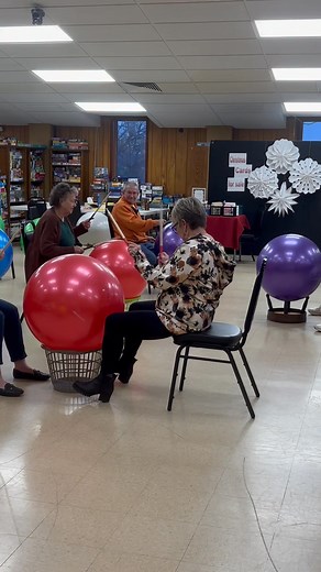 During Spark a Connection Memory Cafe we had fun doing Cardio Drumming with Aimee! Spark a Connection Memory Cafe is a supportive social gathering for individuals living with dementia or memory loss and their caregivers. It provides a safe and welcoming environment where people affected by dementia can come together, share experiences, and engage in various activities. Next Spark a Connection Memory Cafe will be Thursday, December 18th at 4:00 and will feature Ukulele and Song with Gloria. You c