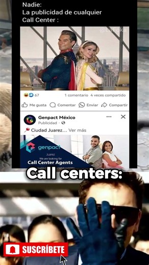 la pose de todo call center #short #meme #viral