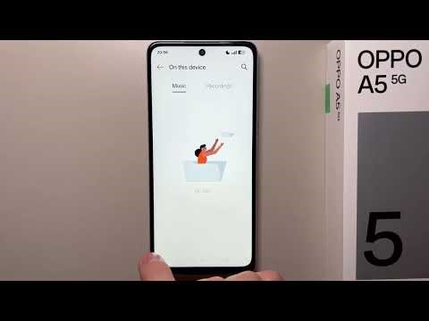 OPPO A5 5G: How to Set Music as Ringtone