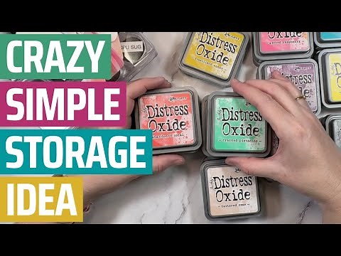 The PERFECT Distress Ink Storage Solution For Your Craft Room