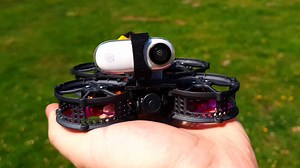 This FPV camera weighs SIX times less than a standard action cam. And still captures 1080p stabilized footage. 🤯 | Insta360