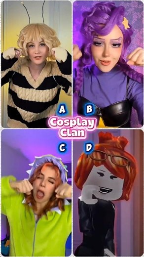 ✨Cosplay Chaos: Funny Costume Fail and Wins⭐ A B C or D❓❓ #cosplay #shorts #trending