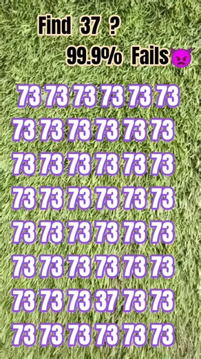 Find 37 ? 99.9% Fails #shorts #challenge #challengevideo #puzzlechallenge #puzzlegames #maths #yt