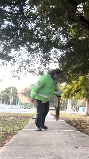 Floridians are picking up cold-stunned iguanas during the recent cold snap. State wildlife authorities gave citizens special permission to bring the invasive animals to collection points. | ABC News