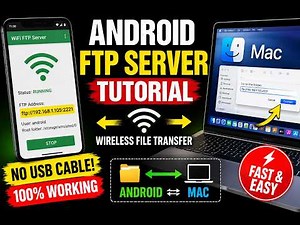 Android FTP Server Tutorial | Transfer Files Between Android & Mac